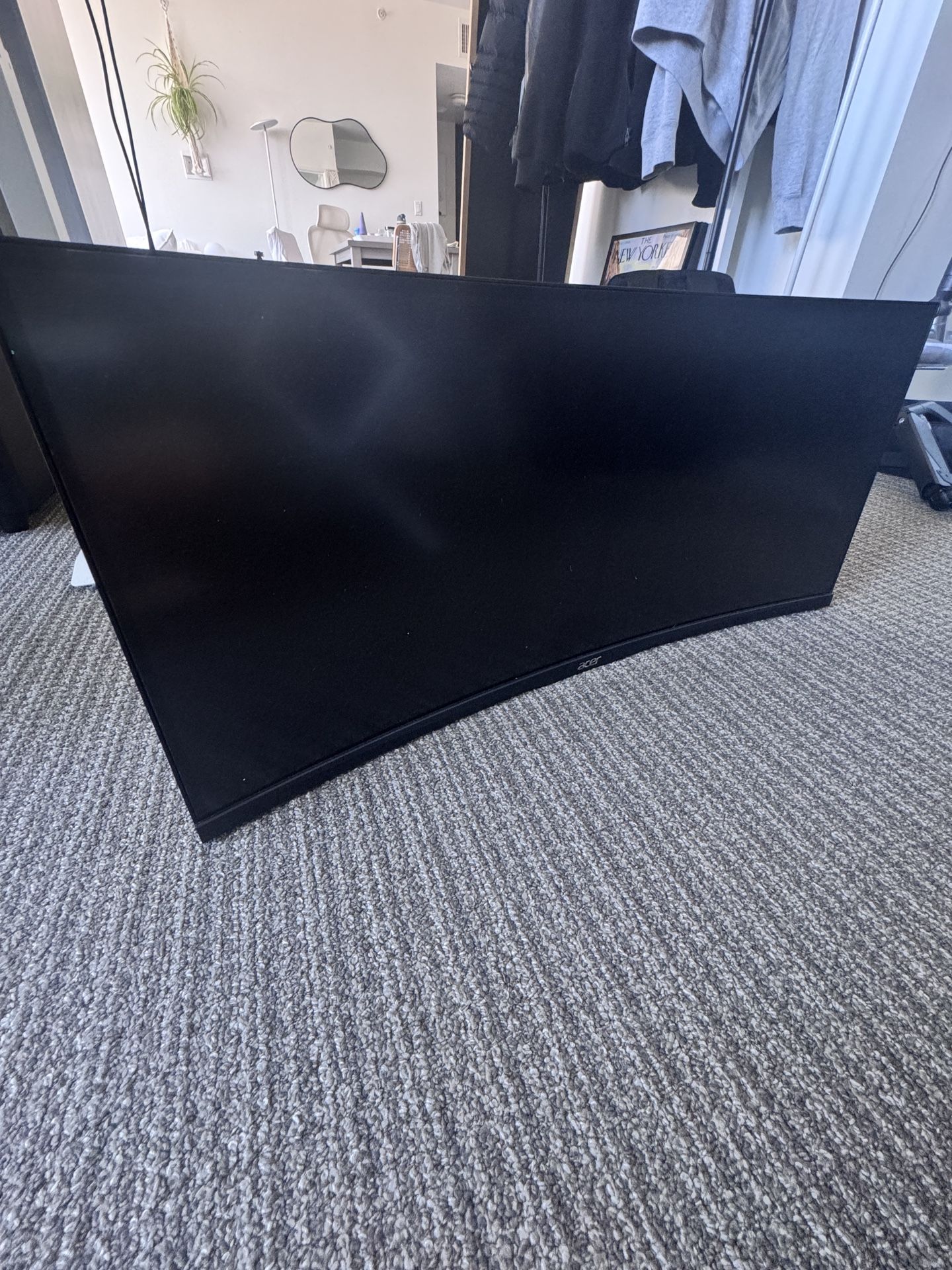 34" Ultrawide Curved QHD (3440x1440) Computer Monitor HDR - Acer LCD Monitor XR342CK & Monitor Arm