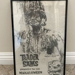 Mahaloween Signed Poster-Traders Sam’s 