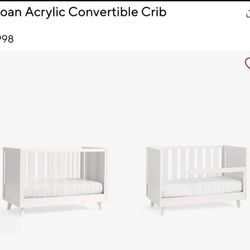 Pottery Barn Sloan Crib with Toddler Bed Conversion Kit,  mattress not included