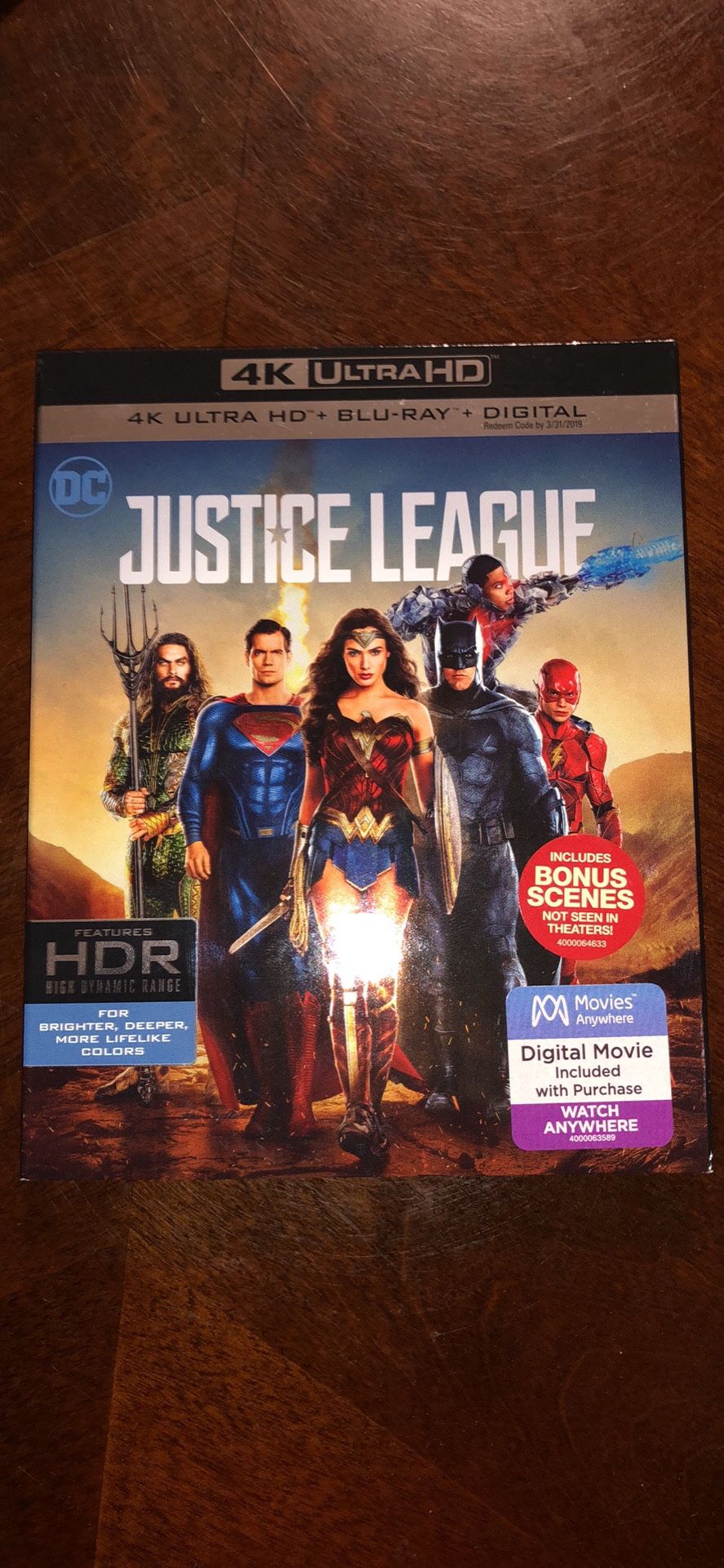 Justice League 4K Ultra HD Movie