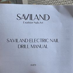 Saviland Electric Nail Drill Kit - hardly used - OBO