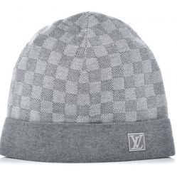 Louis Vuitton Grey Wool Beanie