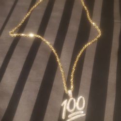 20 Gram 14k Solid Gold Chain With Pendant 