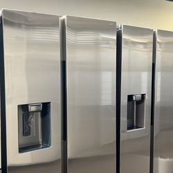 New Open Box Samsung Side By Side Refrigerator Stainless Steel 
