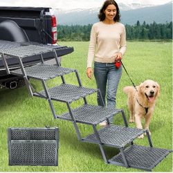 Wide Dog Ramp for Car, SUV, Truck, Portable Stairs New