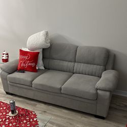 Gray Sofa & Loveseat Set