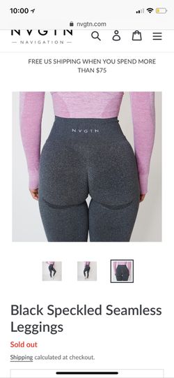 NVGTN Black speckled seamless leggings for Sale in Los Angeles