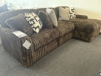 sectional brown