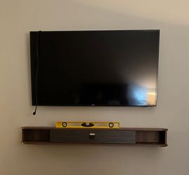 55 Inch Floating TV Shelf