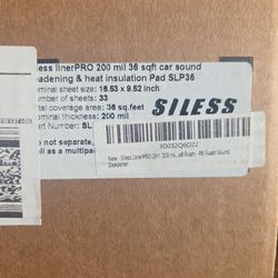 Siless Linerpro 200 Mil 22 Sheets 24 sq Ft Sound Deadening 