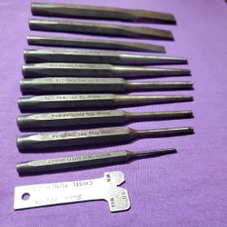 Snap-On usa tools  🔎11 PIECE PUNCH AND CHISEL SET. 
