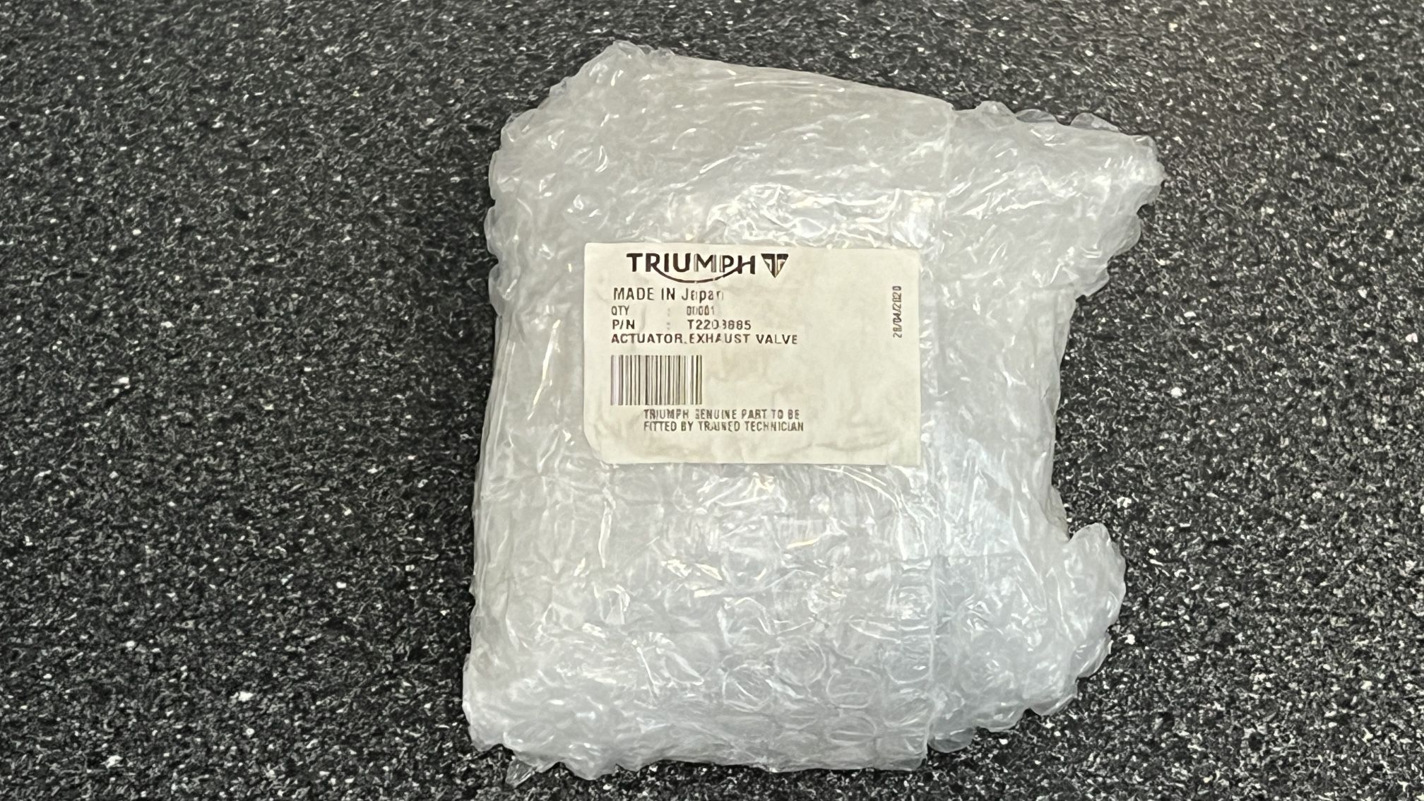 Triumph Daytona 675 Motorcycle Exhaust Valve Actuator, Part # T(contact info removed)