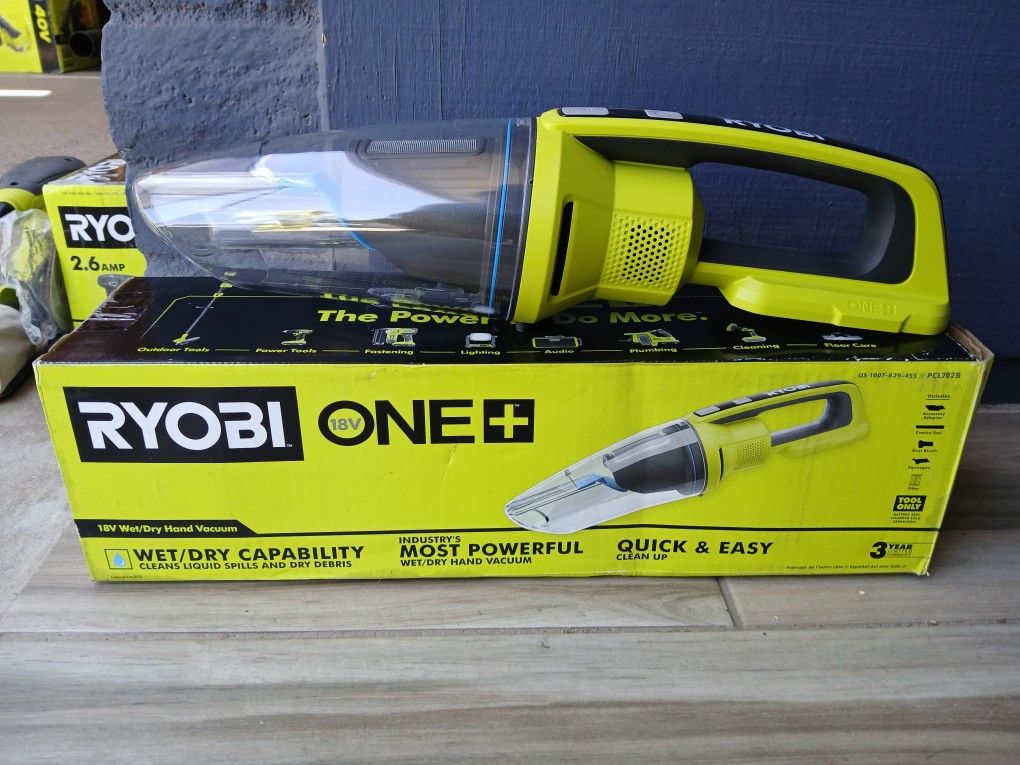 Vacuum Ryobi 18v Tool Only