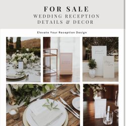 Wedding Reception Details & Decor 