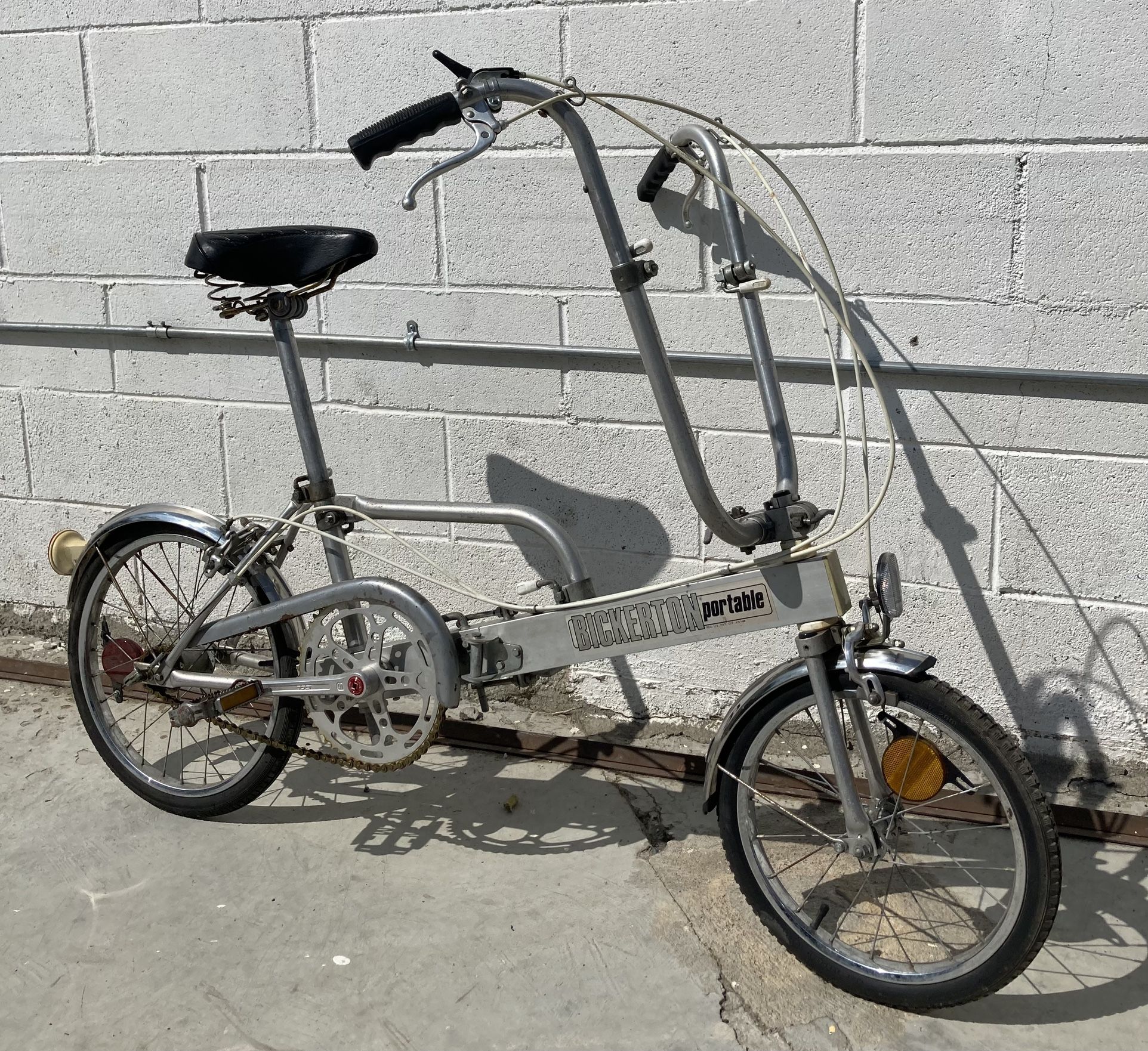 Vintage 1976 Bickerton Folding Bike