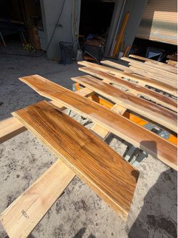 Teak Slabs ~ Live Edge