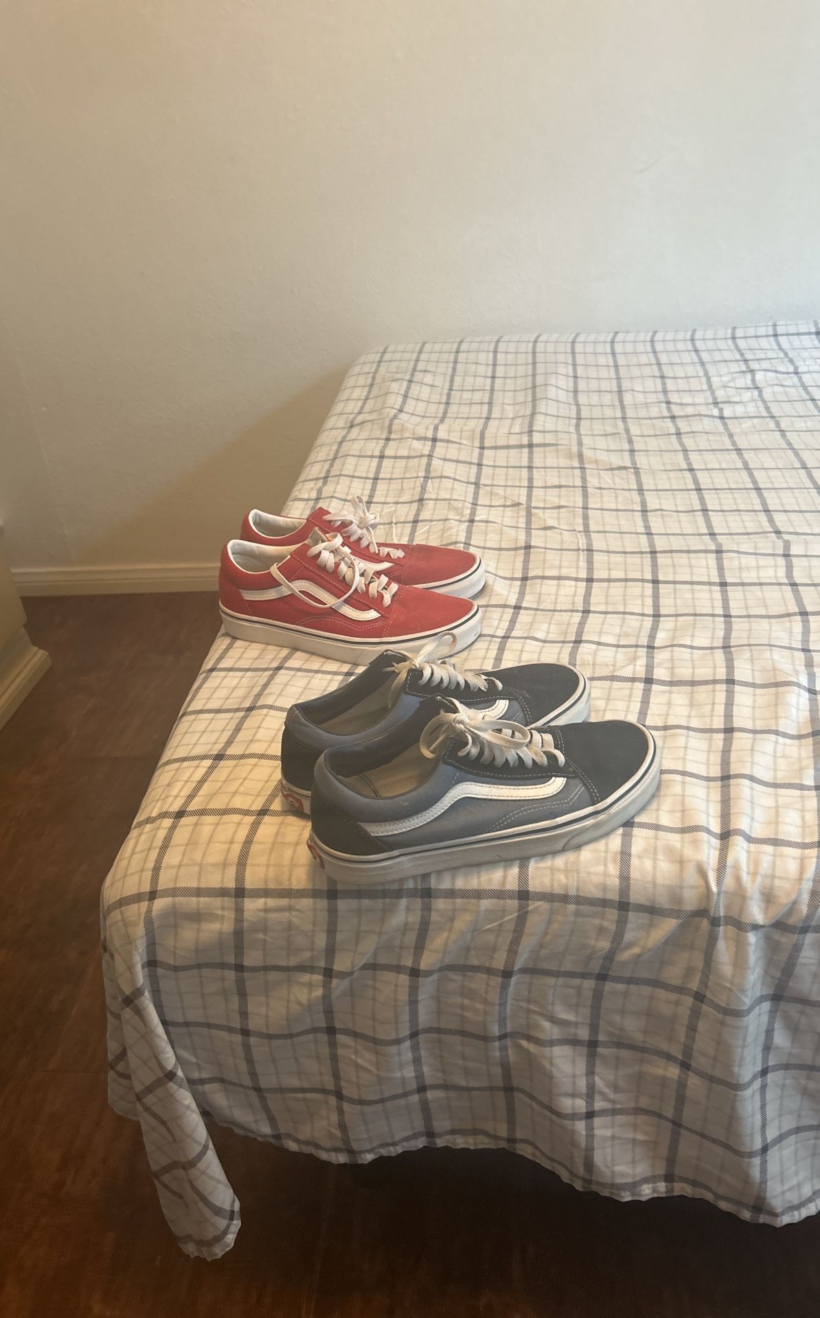 Two pair Vans Size 8.5