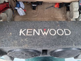 12" Kenwood Excelon Subwoofers 600w each