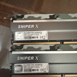 G.SKILL Sniper X 32gig (2x16) DDR4 Ram