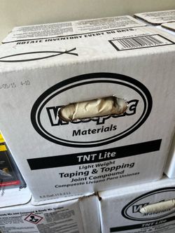 Taping mud. $7 each box