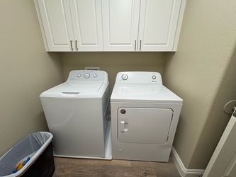 Washer and gas dryer