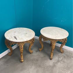 Antique Marble Tables 