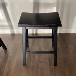 3 Counter Stool, Black