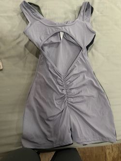 Scrunch bottom gym rompers