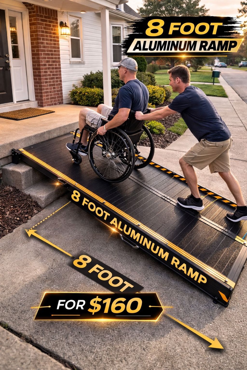 Brand New 8ft Folding Heavy Duty Ramp For $160 for Sale in Santa Ana ...