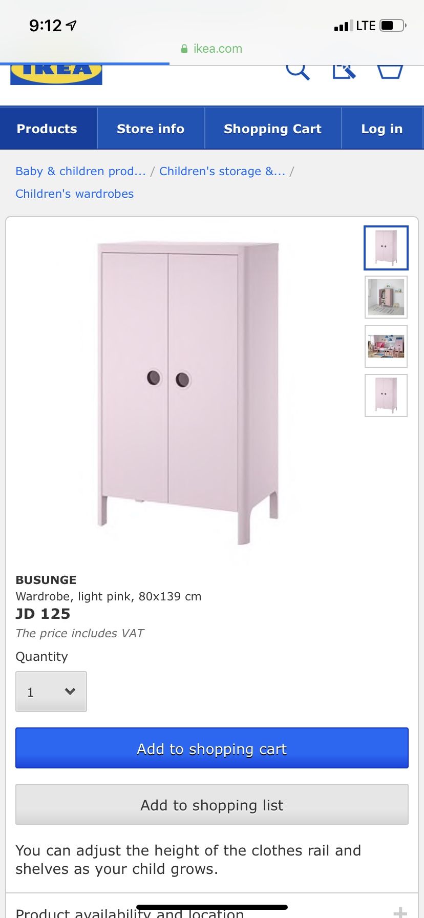 IKEA BUSUNGE FURNITURE SET!