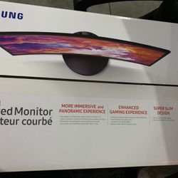 Samsung Curve 24 In  Computer Monitor 