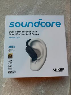 Anker Soundcore AeroFit 2 Pro Dual-Form Wireless Bluetooth with Open Ear Active Noise Cancellation
