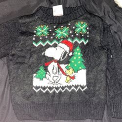 Snoopy Kids Sweater Size 3t