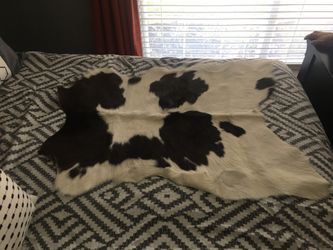 Cow skin leather
