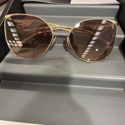Prada Pink Gold Sunglasses