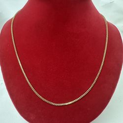Gold Chain 14k And 22 Inch 