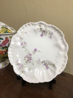 Vintage Lanternier Limoges Petite Oyster Plate
