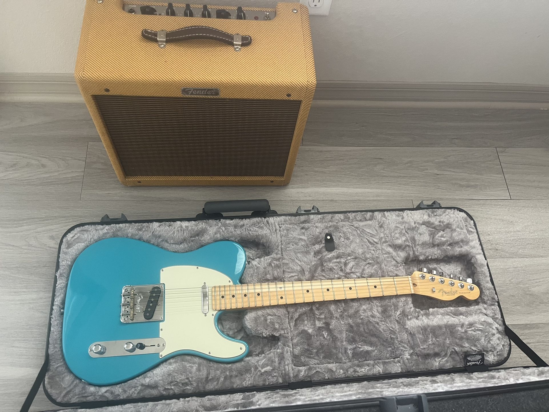 Fender American Prof. II Telecaster and Fender Blues Junior Amp