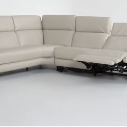 Bennet Leather 2-piece power reclining Couch $1200 obo