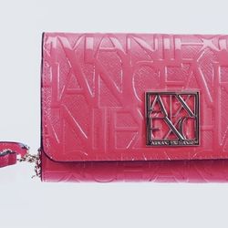Brand New Armani Exchange Embossed Chain Wallet