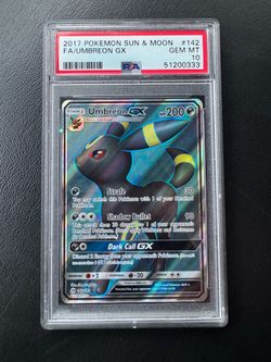 Umbreon GX full art PSA 10