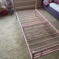 Full Size Bed Frame Pink