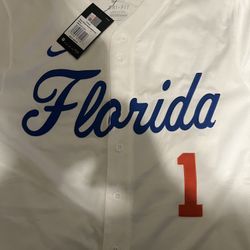 FLORIDA BASEBALL JERSEY NIKE NUMBER 1