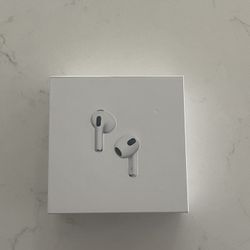 new airpod gen 3 never used 
