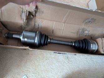 Front Left CV Axle Shaft Assembly Neoprene Boots Compatible with 2007-2011 Toyota Camry Hybrid Drive