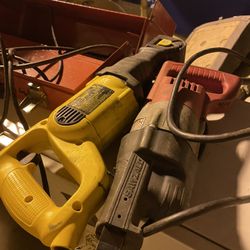 Two Saw Saws Milw DeWalt 