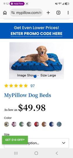 My pillow LARGE dog bed