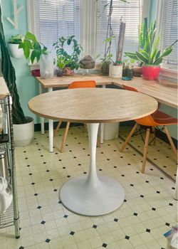 Solid Wood Tulip Table - MCM