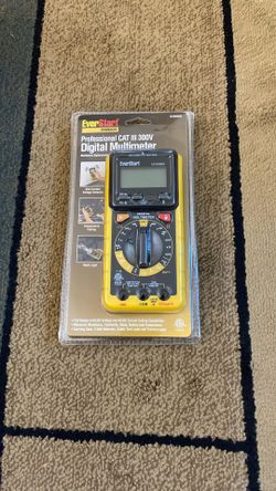 EverStart Professional CAT III 300V Digital Multimeter New