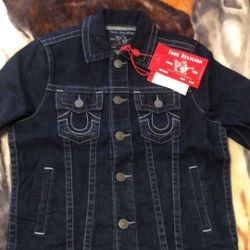 True RLGN denim jacket, reflective strip [size S]